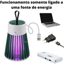 Lâmpada Elétrica Mata-Mosquitos Com Luz UV Usb Recarregável