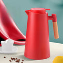 Garrafa Térmica com Termômetro Digital – 1 Litro | Cabo em Madeira