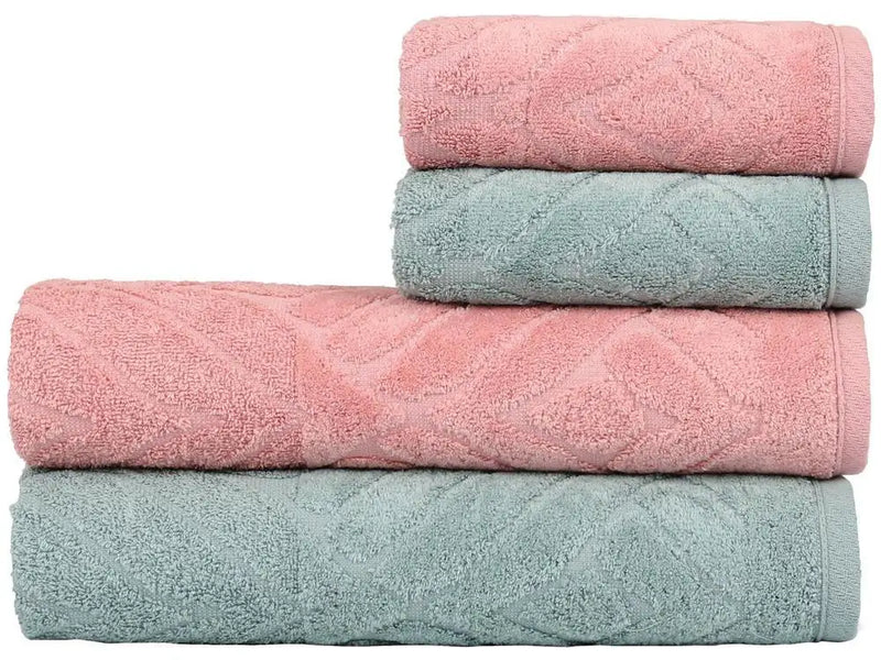 Jogo de Toalhas de Banho Atlântica 100% Algodão Sofisticata Florença 4 Peças