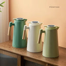 Garrafa Térmica com Termômetro Digital – 1 Litro | Cabo em Madeira