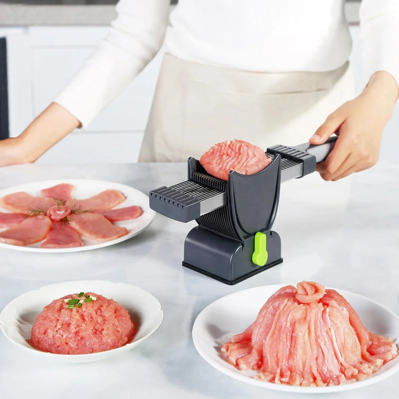 fatiador de carne  Manual fatiar carne  triturar, cortador de alimentos.