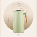 Garrafa Térmica com Termômetro Digital – 1 Litro | Cabo em Madeira