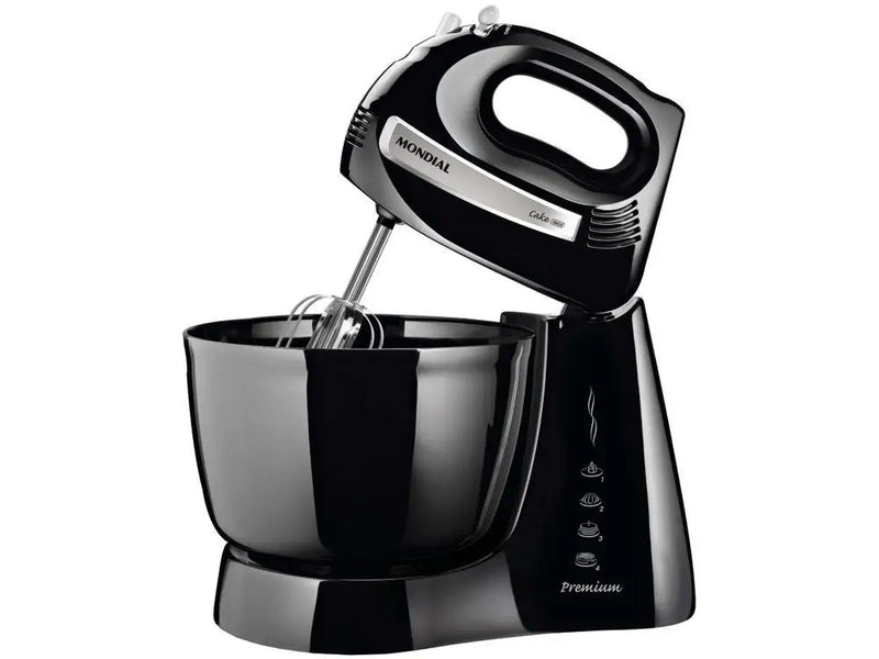 Batedeira Mondial Preta 500W Premium - 220V